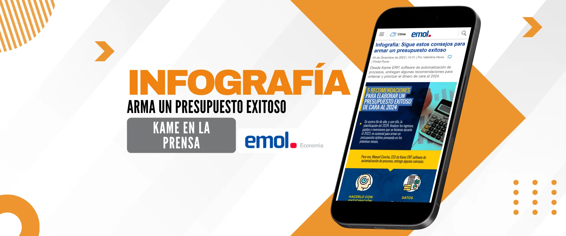 Infografía en colaboración con el EMOL: Sigue estos consejos para armar un presupuesto exitoso